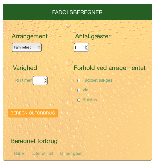 Fadølsberegner